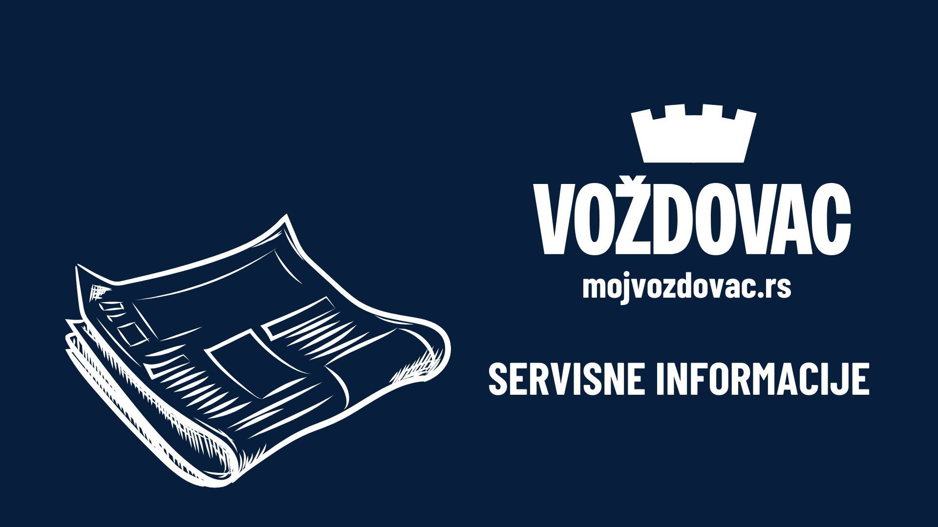 Servisne informacije za 09. avgust