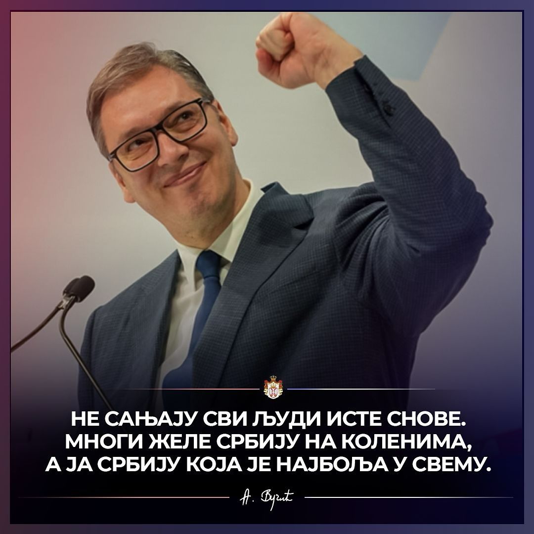 SRBIJA NEĆE NA KOLENA: Vučić poslao snažnu poruku