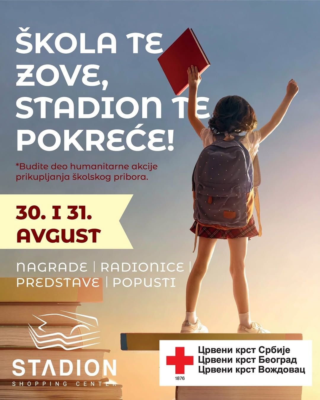 ŠKOLA ZOVE, STADION OKUPLJA: Dvodnevni program igre, druženja i humanitarne akcije