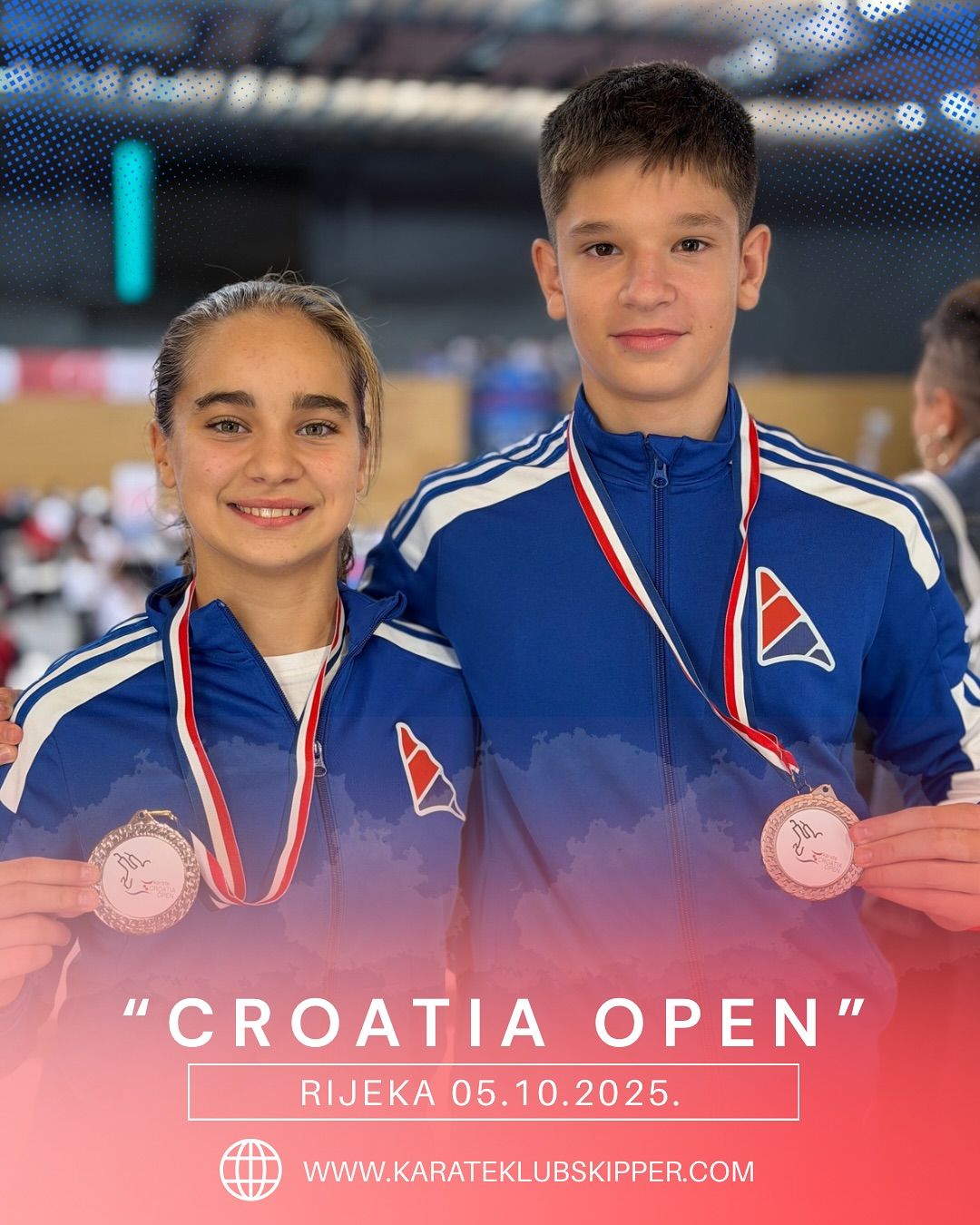 SKIPEROVI KARATISTI BLISTALI U RIJECI: Dve medalje sa prestižnog turnira Croatia Open