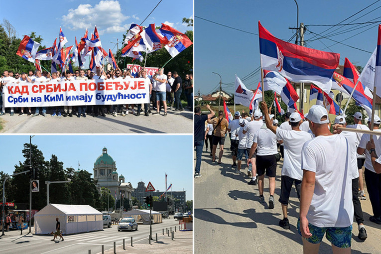 Skup u centru Beograda