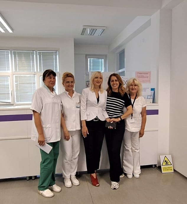Zdravstveni radnice Doma zdravlja Voždovac u ordinaciji Zdravstvene stanice Jajinci
